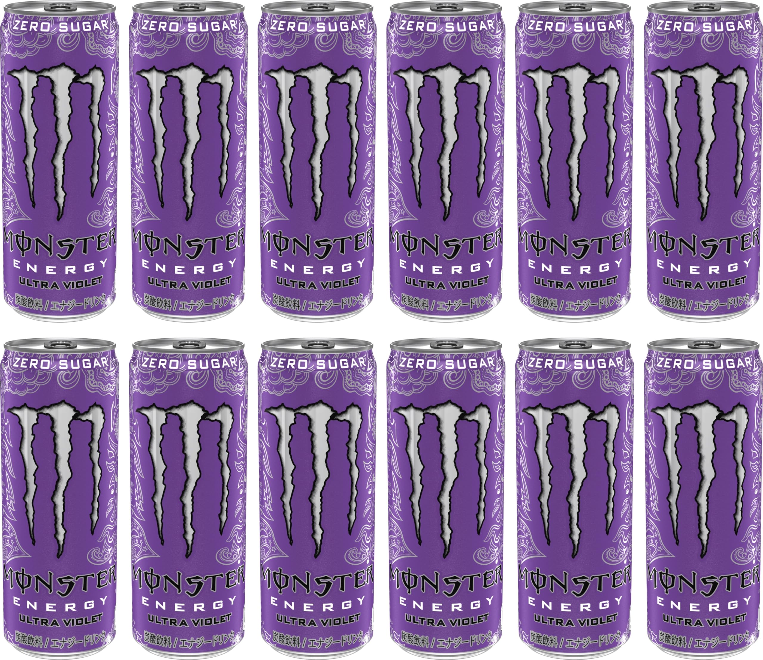 モンスター アサヒ飲料 ウルトラバイオレット 355ml×12本 [エナジードリンク] [0カロリー]【.co.jp限定】