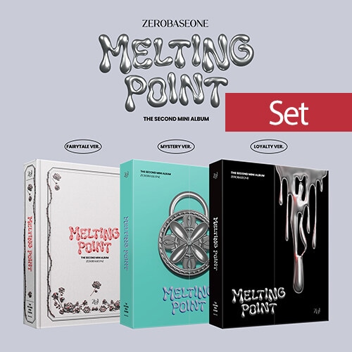 SET商品 ZEROBASEONE ミニ 2集 MELTING POINT (Ver 3種セット 韓国アイドル