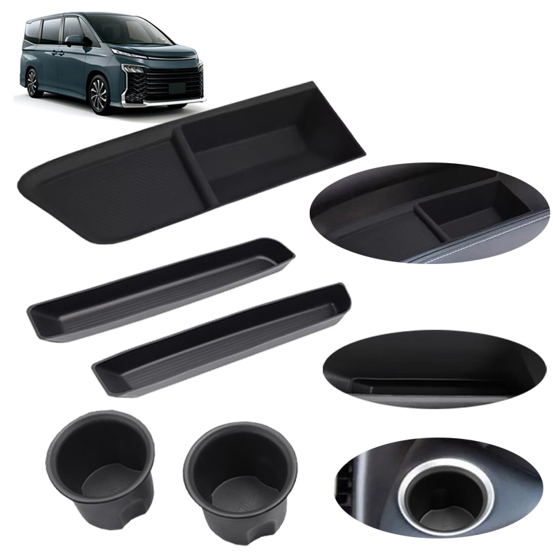 新型 ノア ヴォクシー 90系専用　車用　助手席トレイマット ドアハンドルポケットトレイマット　カップホルダートレイ　ドリンクホルダー　ダッシュボード用　助手席 運転席前　VOXY NOAH 90