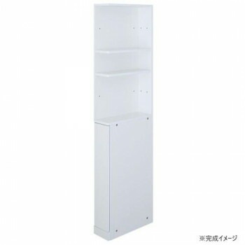 すき間にピタッと収まる 国産隙間収納ラック 幅15cmタイプ SSN-15W