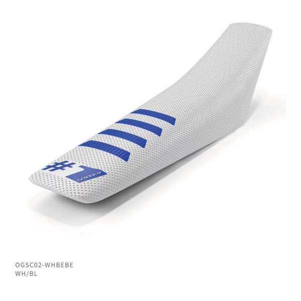 #1GRIPPER RIBBED-WH/BL ホワイト/ブルー OGSC02-WHBEBE