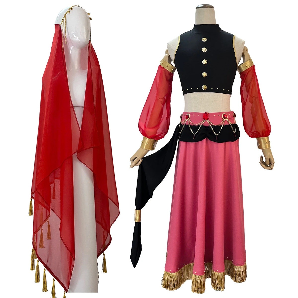 [2026 新作]HOLOUNCOSER ブルーロック 千切豹馬 コスプレ アラビアン風 中東風 オリエンタル お嬢様 美神 フルセット C服 仮装 ハロウィン アニメ