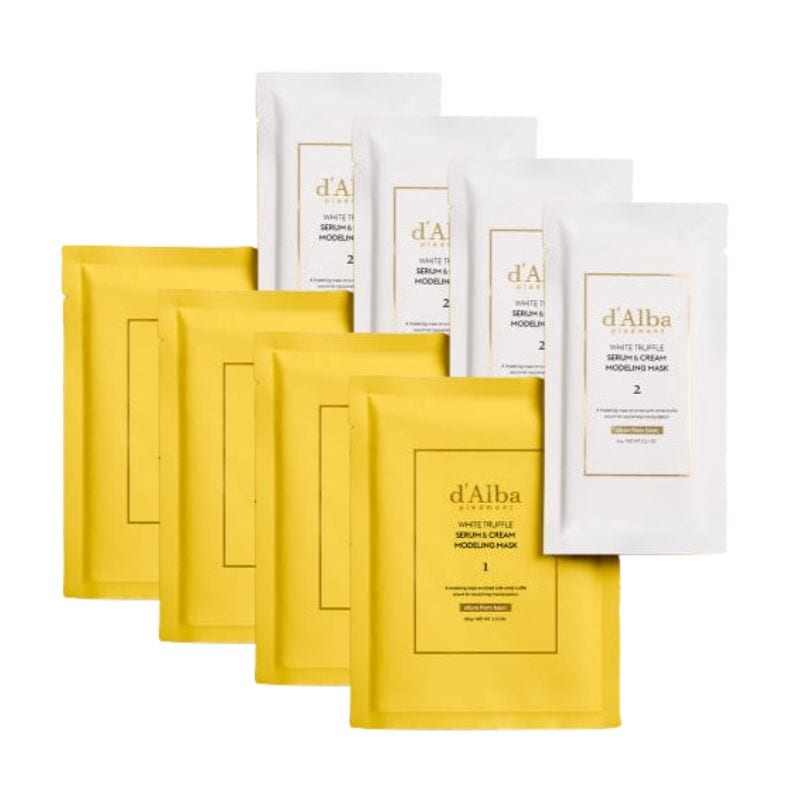 ホワイトトリュフセラムアンドクリームモデリングマスク(栄養/保湿) 4回分