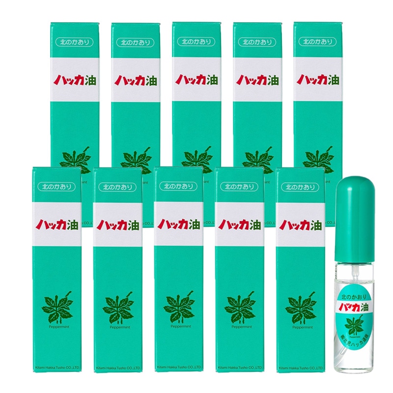 ハッカ油スプレー 11.5ml 10本セット ミント リラックス 夏 スッキリ 涼しい 虫よけ 着香料