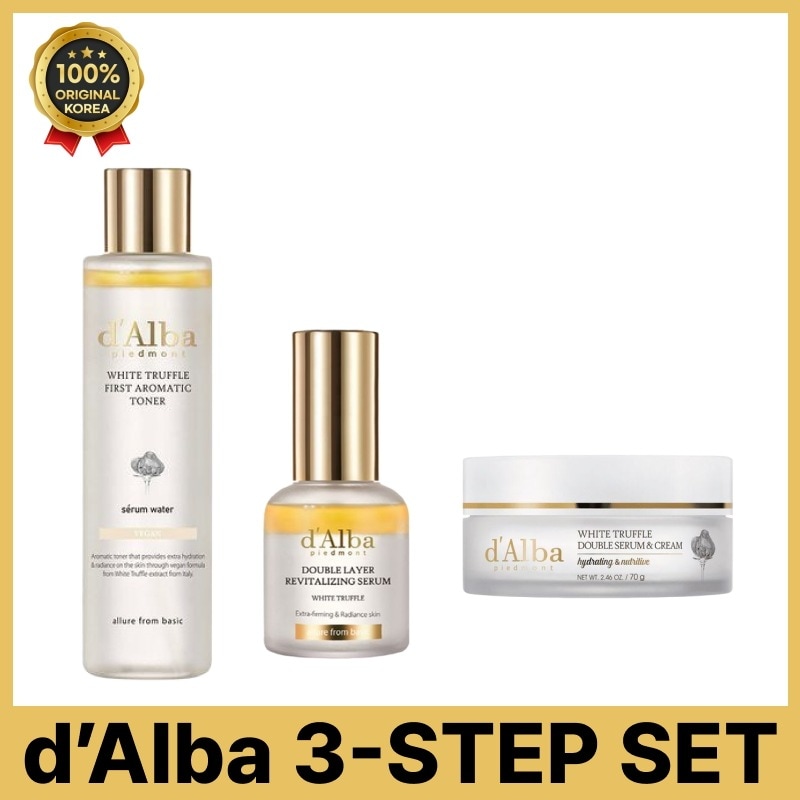 人気 3点 スキンケアセット(トリュフトナー 155ml + ダブルセラム 30ml + クリーム70g)