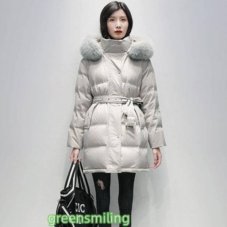 ダウン(86%90%) 秋冬　ダウンコート レディース ダウンコート ミドル丈　 レディース ダウンジャケット ミドル丈　コート アウター ダウン 軽量