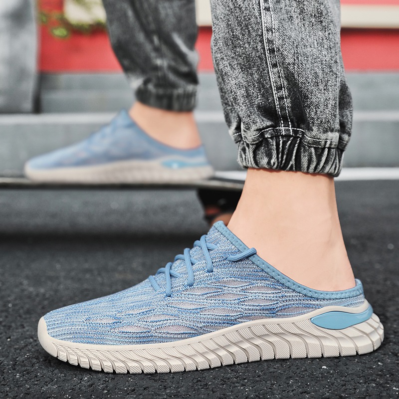 メッシュスニーカー カジュアル スリッポン 夏 スリッパ 通気性 メンズシューズ かかとなし カジュアル 最大12 Offクーポン Vivalafocaccia Com