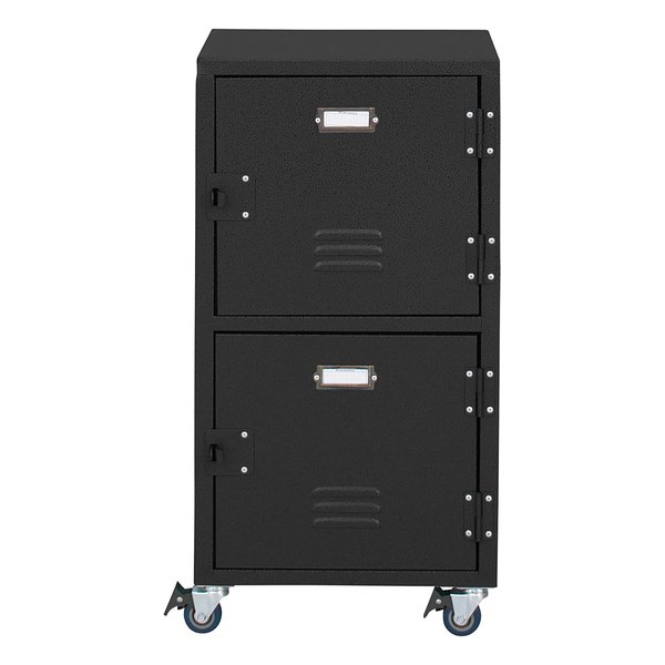 ラルド チェスト2D 2段 ブラック W39×D37×H75 TPN-30BK