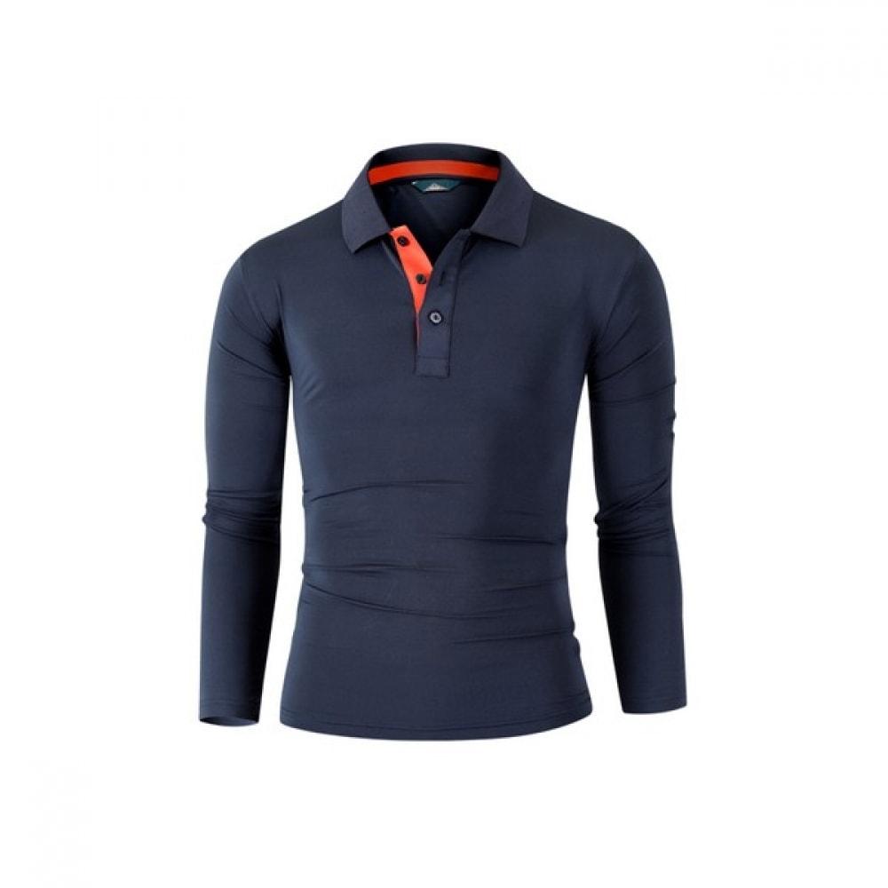 （ハリソン）スパンプレーンロングスリーブカラティRMNC1001