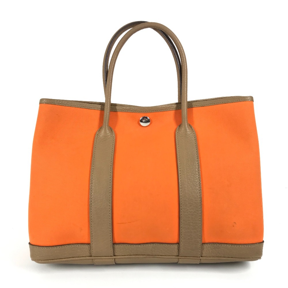 ハンドバッグ ガーデンパーティ TPM トートバッグ カバン トワルオフィシエ オレンジ/チャイ オレンジ