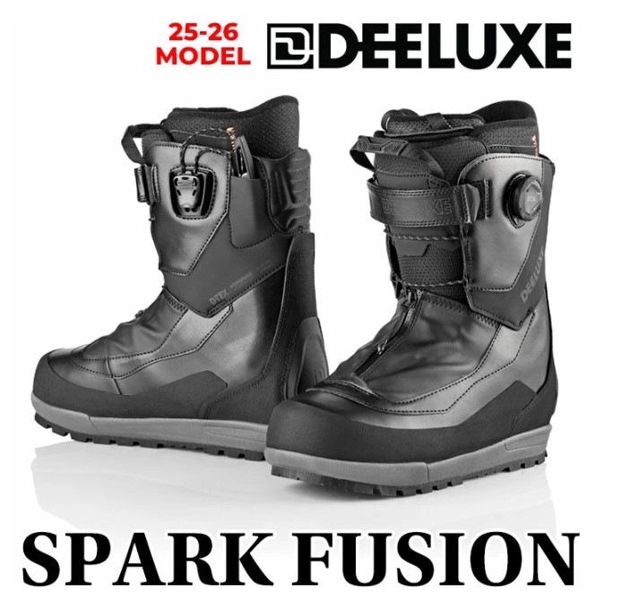 新品未使用 25-26 DEELUXE BOOTS SPARK FUSION BLACK 26.5 ディーラックス 土日祝発送OK 106