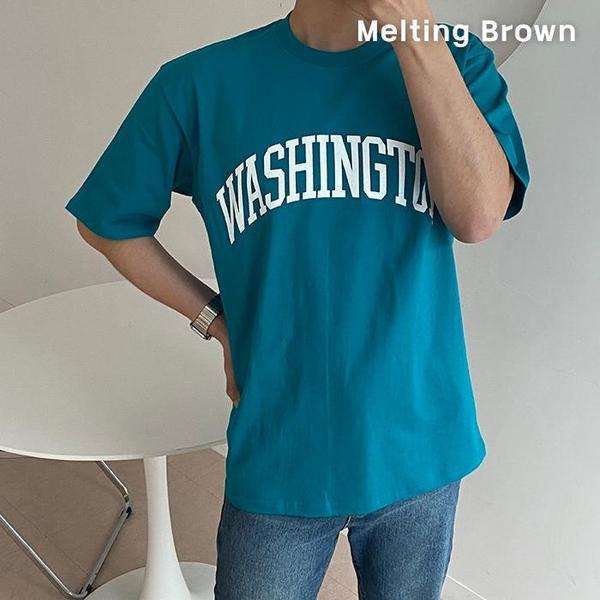 メンズサマーカジュアルオーバーフィットTシャツ 5color