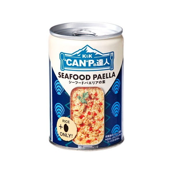 K&K 「CAN」Pの達人 シーフードパエリアの素 270g x12 メーカー直送