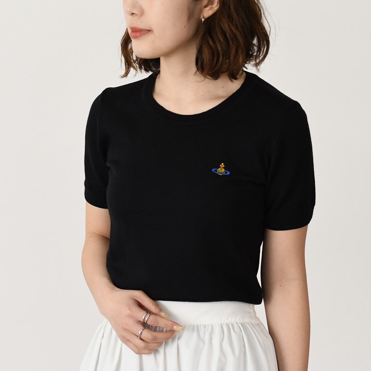 トップス Bea ショートスリーブニット 1803002Q Y0006 レディース ロゴ ニット シンプル 人気 おすすめ