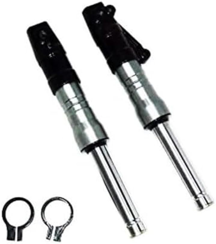 ホンダ 用 ディオ フロント フォーク 27mm ディスク ブレーキ 左右 SET ライブ ZX DIO AF18/AF27/AF28/AF35/AF34 HONDA 社外品(シルバー)