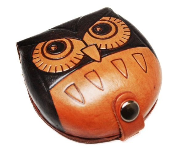 ふくろう コインケース 小銭入れ/財布 レザー/本革 VANCA/バンカクラフト