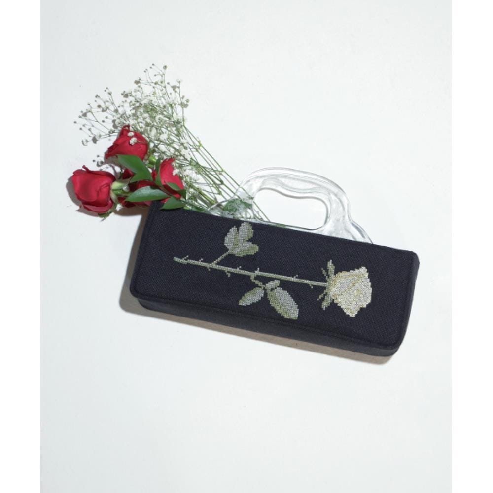 スカルプター Granny Lucite Handle Bag Black SC24S516BK