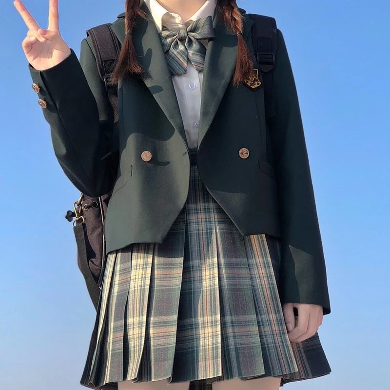 涼しく楽ちんセットアップス一ツ文化祭 学園祭セーラー服 入学式 スクール 制服 女子高生 高校生　学生服韓国ファッション キャンパス風 高校jk制服 2点セット 学校風男女ブレザー上着男女オリジナルJ