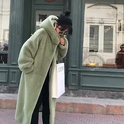 超 ラシャコート コート レデイース テンの毛 毛皮 コート モコモコ 可愛い韓国風 フード付き ロング丈 きれいめ長袖アウター カジュアルウエア