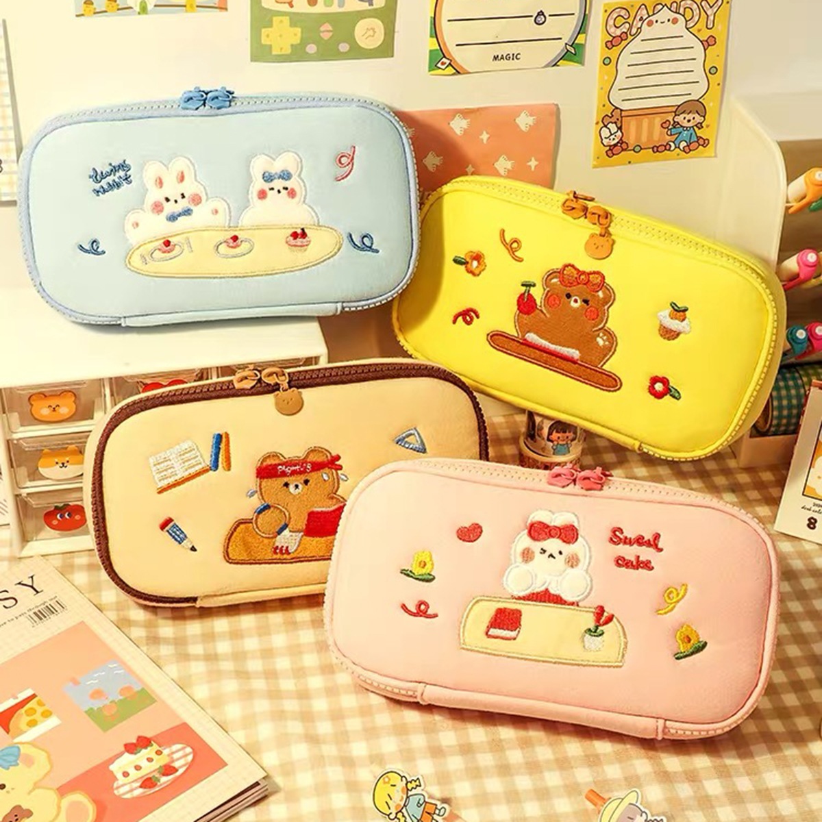 新品入荷ペンケース ツールペンケース ジップーペンケース ふわふわ 多機能 大容量 筆箱 おしゃれ シンプル 可愛い 韓国 ペンケース ペンポーチ 塩の女の子 個性 人気 Ins映え Josevalenciastowing Com