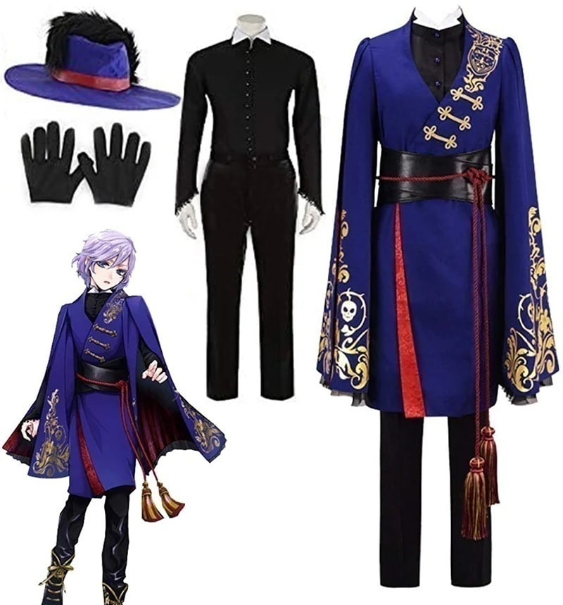 【即納】最安値挑戦 制服 ルークハントコスチューム エペルフェルミエ コスプレ衣装 寮服 ポムフィオーレ寮 ツイステ