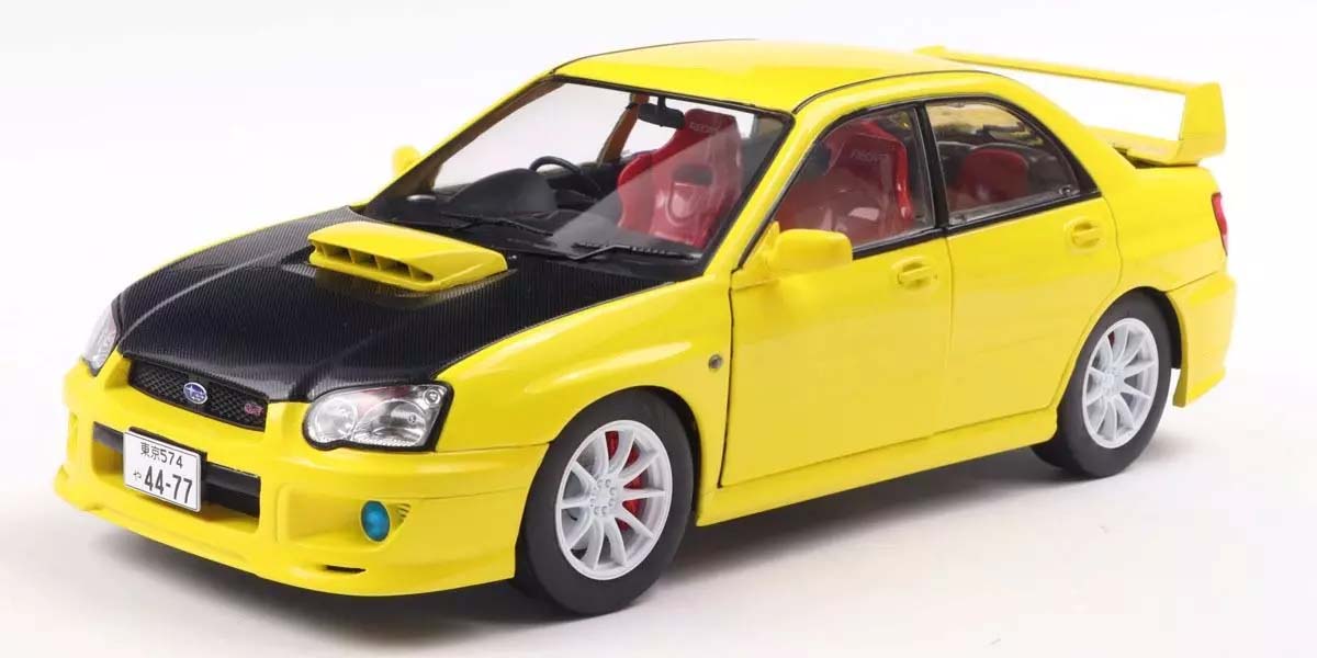 ソリド 【再生産】1/18 スバル インプレッサ WRX STI ソリドワークス 2003 (イエロー)【S1812302】 ミニカー S1812302 インプレッサ WRX STI ソリドワークス