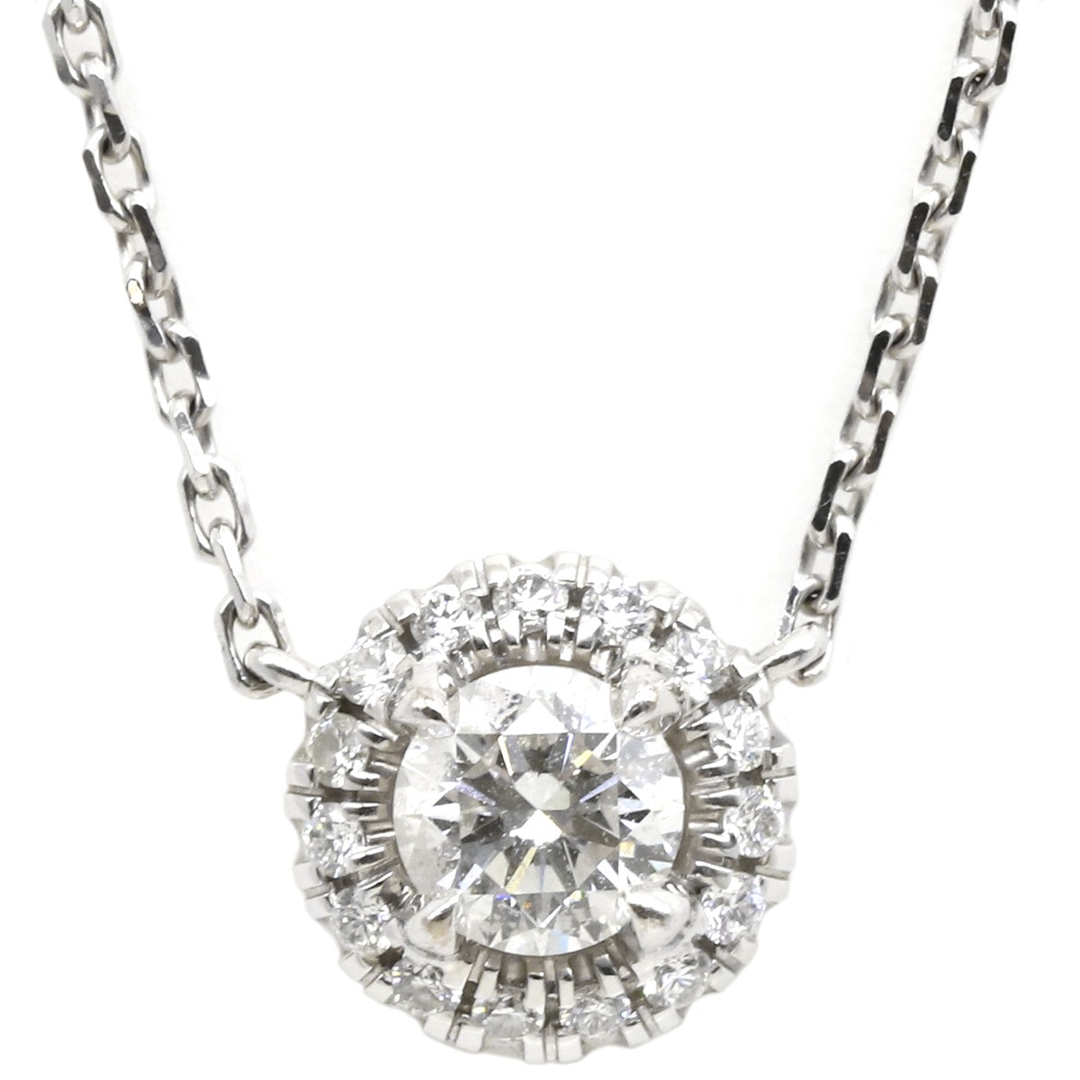 カルティエ Cartier ネックレス デスティネ ダイヤモンド K18WG ダイヤモンド ホワイトゴールド 18金 750 WG パヴェ 【中古】