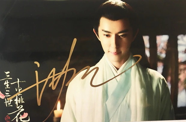 中国ドラマ『永遠の桃花 三生三世』三生三世十里桃花 中国限定 タレントサイン付き宣伝写真7枚セット 白真 于朦朧 ソロ 5,598円