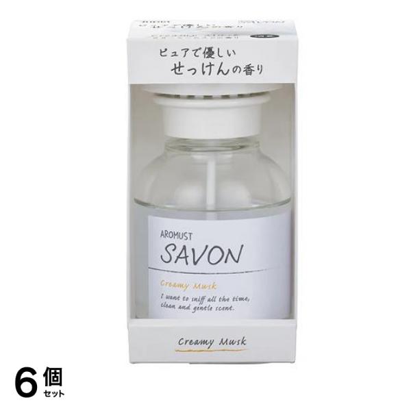 芳香・消臭剤 アロマストサボン リキッド クリーミームスク 210mL 6個セット 5,445円