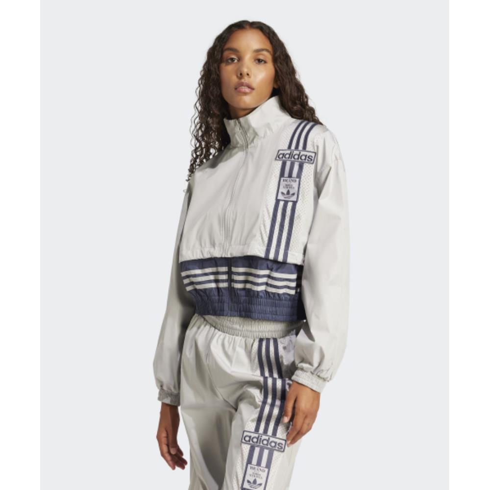 adidas Adibreak Woven Two-in-One Track Top Gray JJ3121