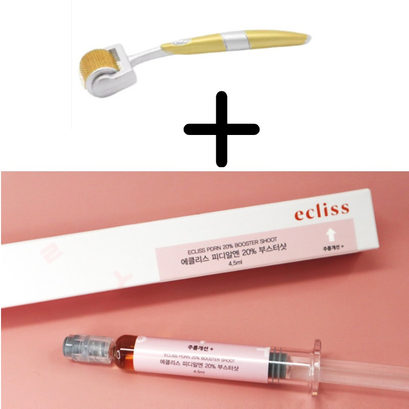 Derma Roller MTS Titanium ホームケア 顔ローラー メゾニードル 0.25mm-2.5mm + サーモンDNAアンプル
