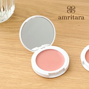 アムリターラ amritara ダマスクローズチーク [クリーミー] SPF40 PA++++ CC1 ブルームピンク / CC2 リビングコーラル クリームチーク オーガニック ツヤ メイクアップ