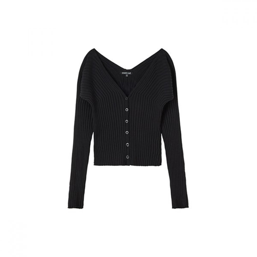 オープンVネッククロップニットカーディガン AR2KG460