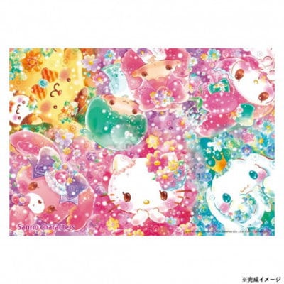 他サイト： ビバリー サンリオジグソーパズル フローラリウム お花に囲まれて 108ピース 108-842の商品画像