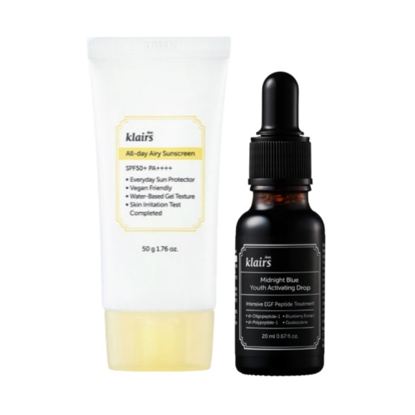 オールデイエアリー サンスクリーン 50g+ミッドナイトブルードロップ 20mL