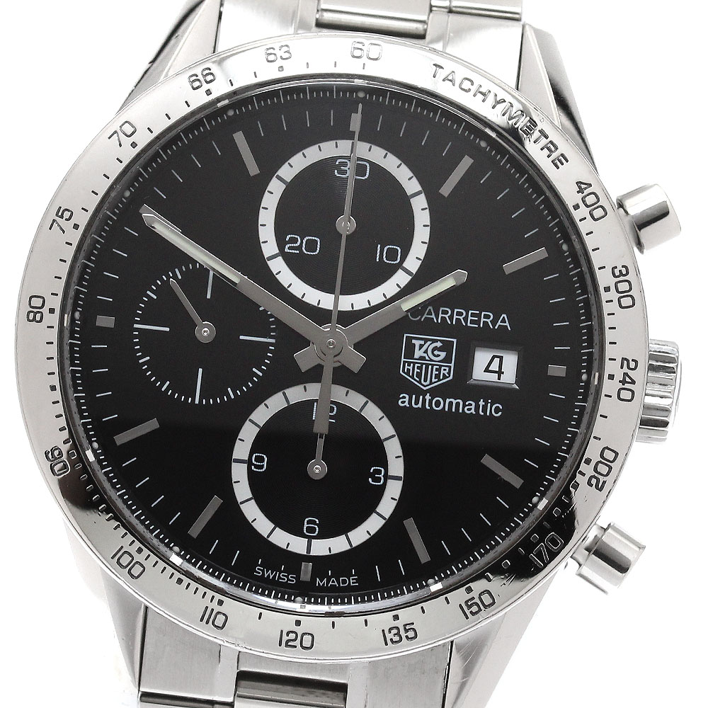 タグホイヤー TAG HEUER CV2016.BA0786 カレラ キャリバー16 クロノグラフ 自動巻き メンズ 保証書付き_943942【中古】