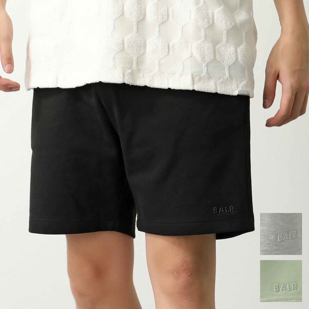 BALR. ボーラー ハーフパンツ Logo Shorts B1433.1022 メンズ スウェットパンツ ロゴ刺繍 カラー3色