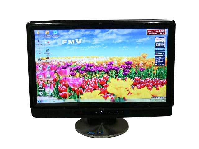 富士通 デスクトップパソコン 中古パソコン FH55/CD ブラック デスクトップ 一体型 本体 Windows7 Core i5 DVD 地デジ/BS/CS 4GB/500GB 送料無料 中古