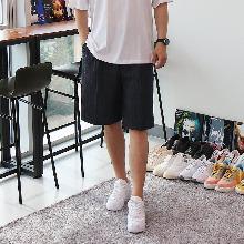 WBO ノンフェード バック バンド デニム ショートパンツ