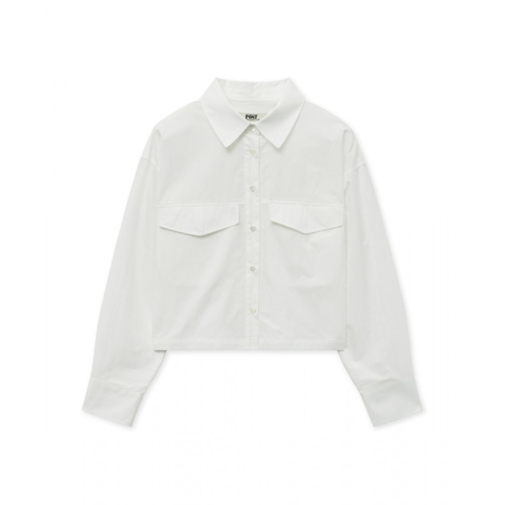 THE SATURDAY EVENING POST フラットポケットシャツ ホワイト