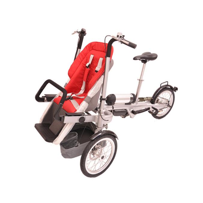 豪華 二つモード切替折り畳み自転車ベビーカー両用切替え電動親子自転車 自転車本体 Www Mayautos Com