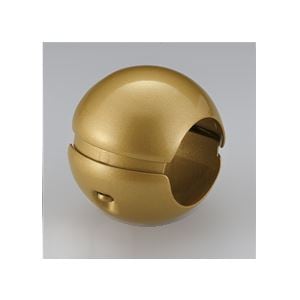 (5個セット)階段手すり滑り止め 『どこでもグリップ』ボール形 亜鉛合金 直径35mm AG シロクマ 日本製