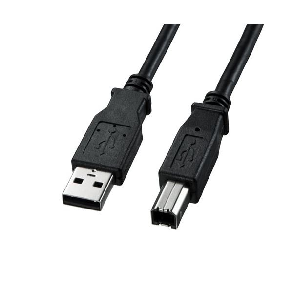 (5個セット) サンワサプライ USB2.0ケーブル 5m PC99規格 KU20-5BKK2X5