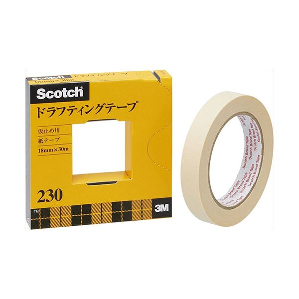 (5個セット) 3M Scotch スコッチ ドラフティングテープ 18mm 3M-230-3-18X5