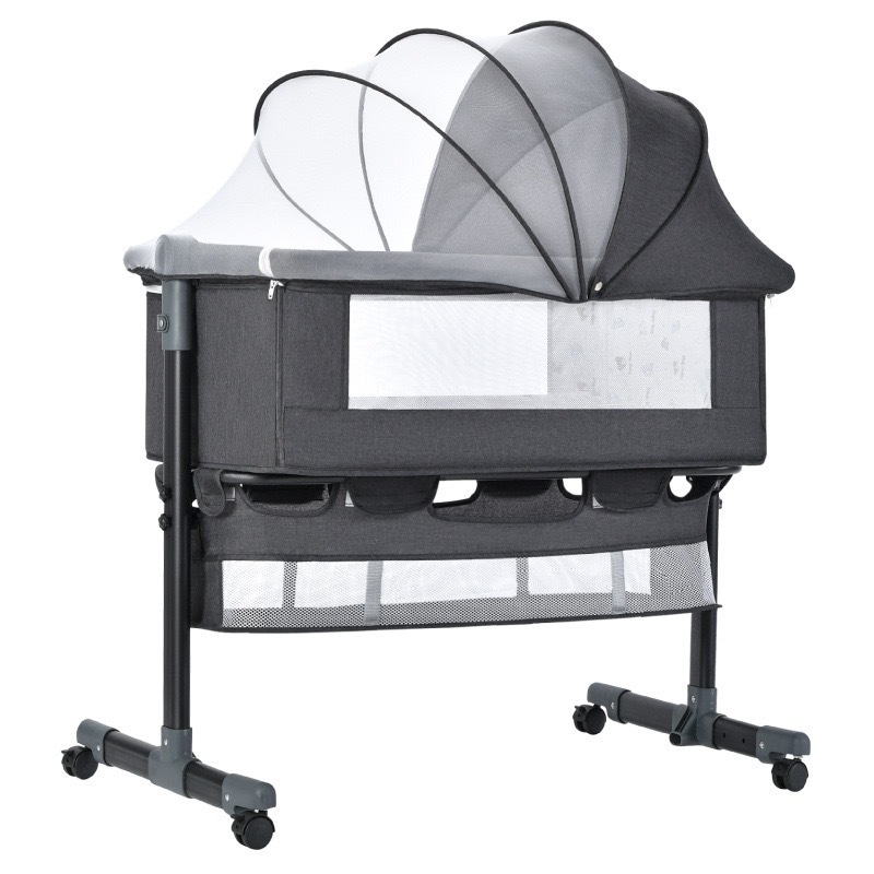 ヨーロッパの多機能ベビーベッドスプライシングベッドクレードルベッド折りたたみ式モバイルベビーベッド
