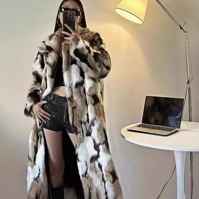 【新商品 急速出荷！】ロング 大きいサイズ 厚手 防寒 アウター トップス レディース 人工 毛皮コート 暖かい ゆったり AWアウター 皮毛一体 福袋 おしゃれ 2025福袋