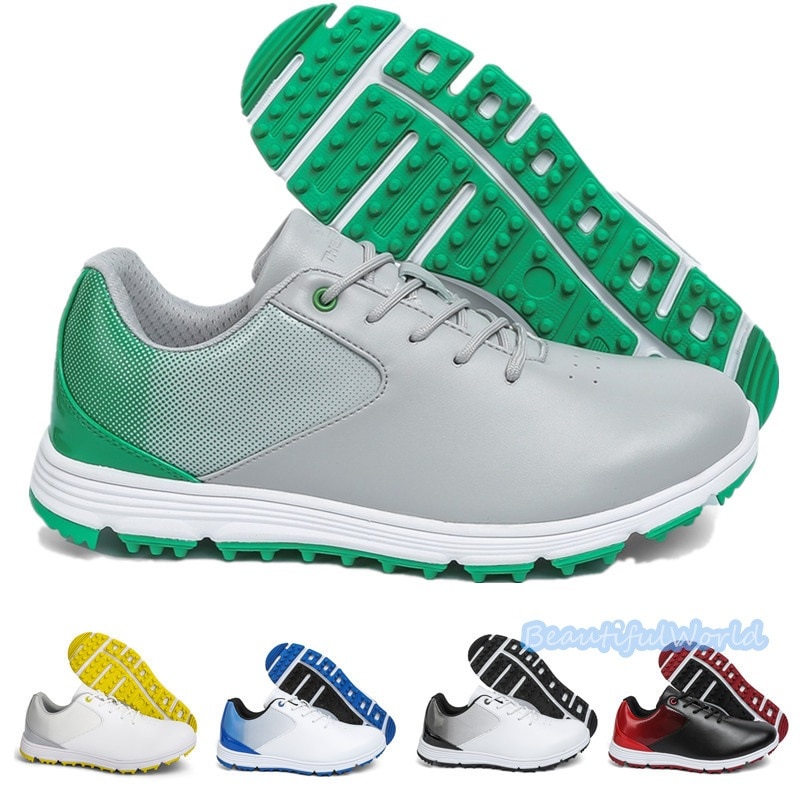 ゴルフシューズ メンズ レディース スニーカー アウトドアシューズ スポーツ靴 フィット感 軽量 耐久 動きやすい 防水 防滑 練習場 四節可能G40