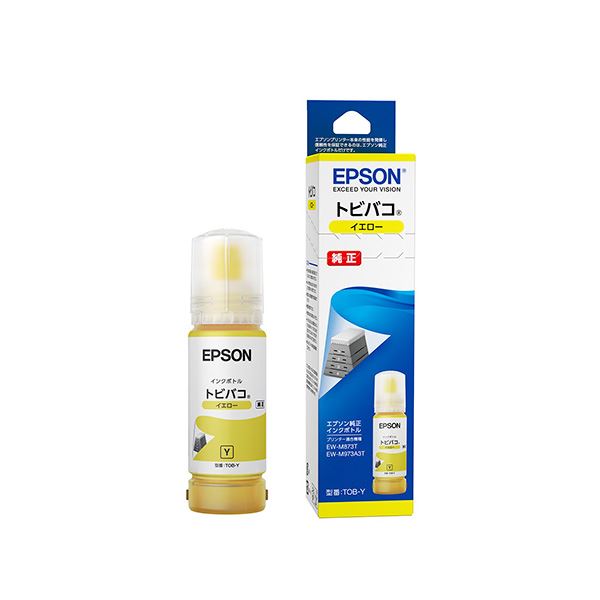 (まとめ) (純正品) EPSON(エプソン) TOB-Y トビバコ イエロー (×3セット)