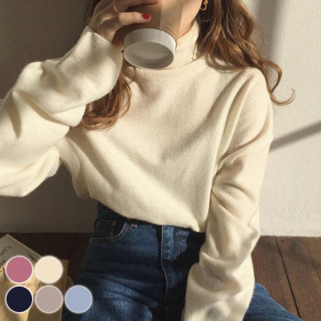 ニットセーター タートルネック レディース ニット きめ細かい ニットセーター ハイネック セーター ドロップショルダー 通勤 シンプル プレゼント