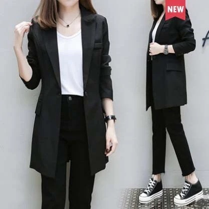 【白/黒】テーラードジャケット ロング丈 レディース ストレッチ ビジネススーツ 洗える 単品 テーラード 長袖 面接 春 夏 秋 冬 通勤 オフィス 黒 大きいサイズ 小さいサイズ アウター今日は3